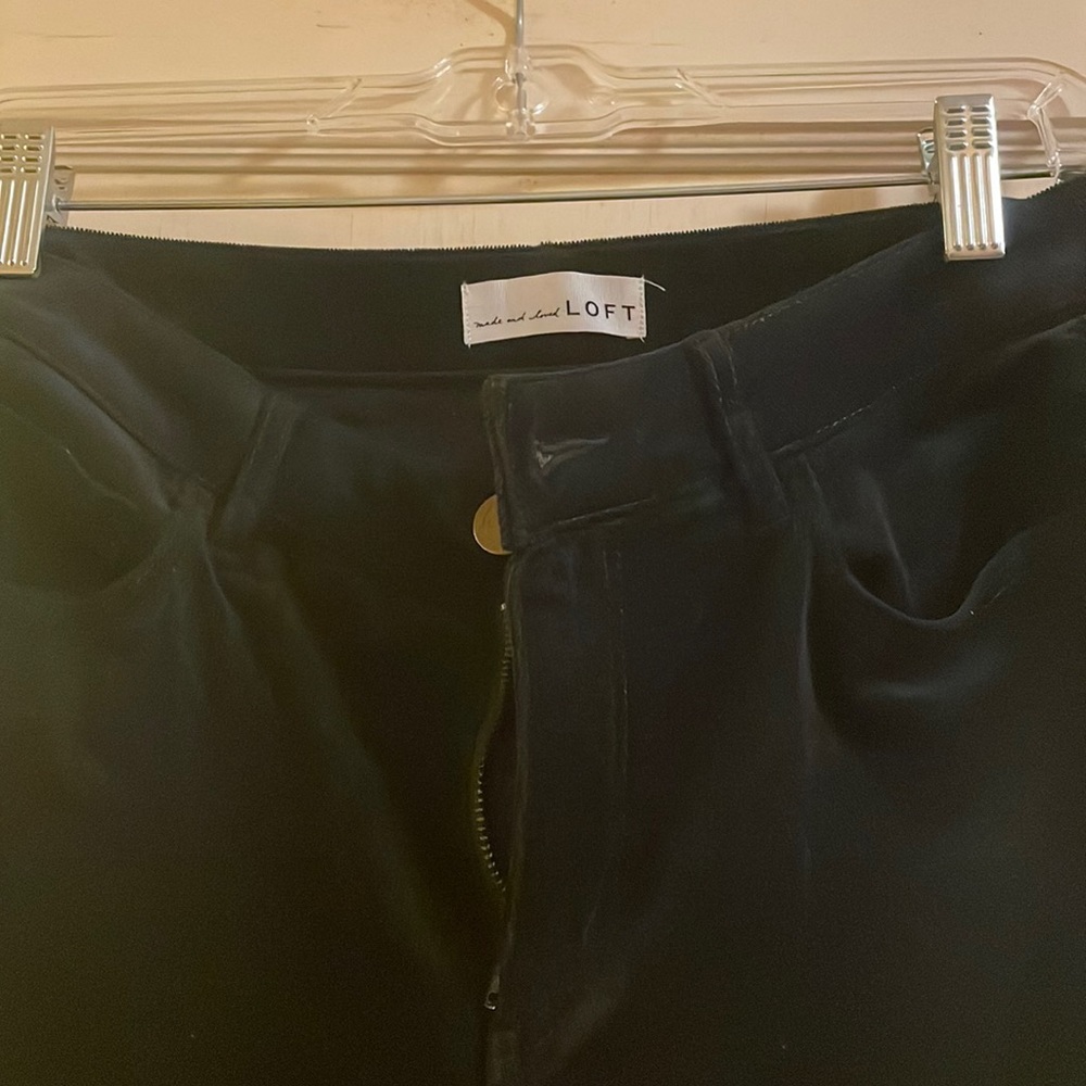 LOFT Curvy Skinny corduroy pants